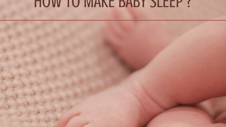 how to make baby sleep